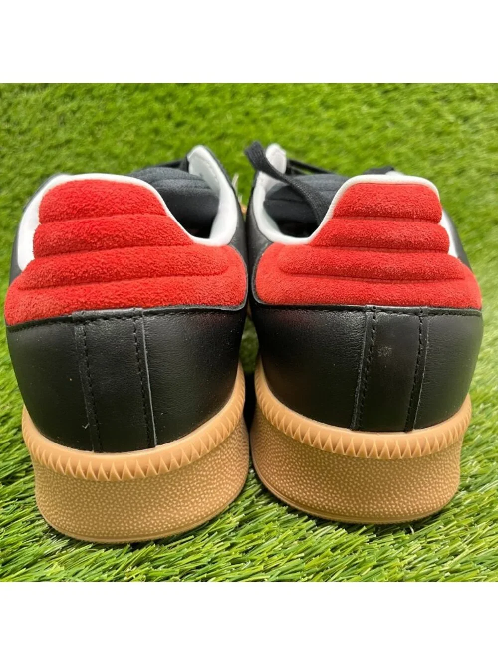 Adidas Samba XLG Mens Size 9 Black Red Gum Athletic Leather Shoes Sneakers